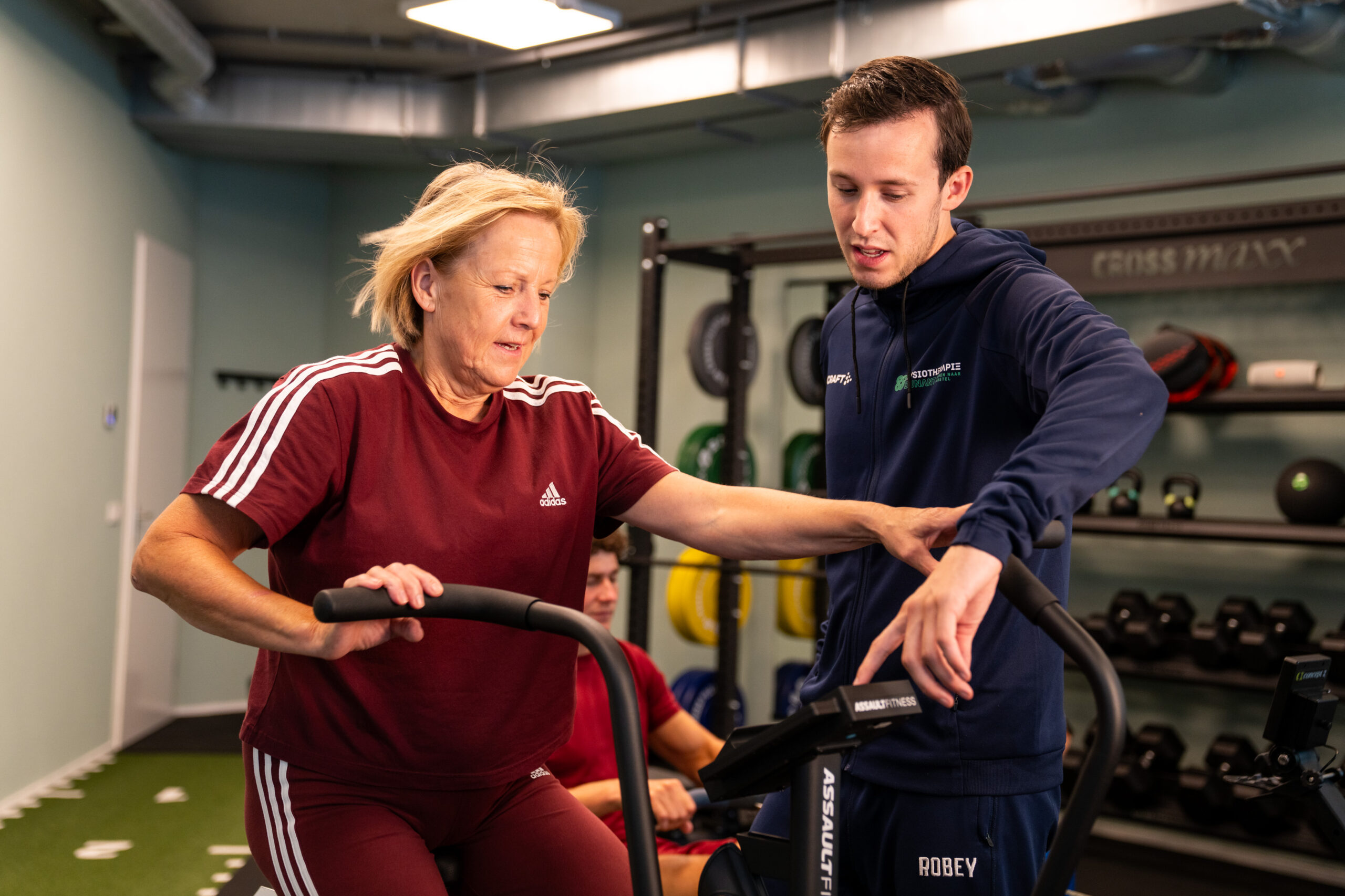 Energieke cardiotraining in een kleine groep